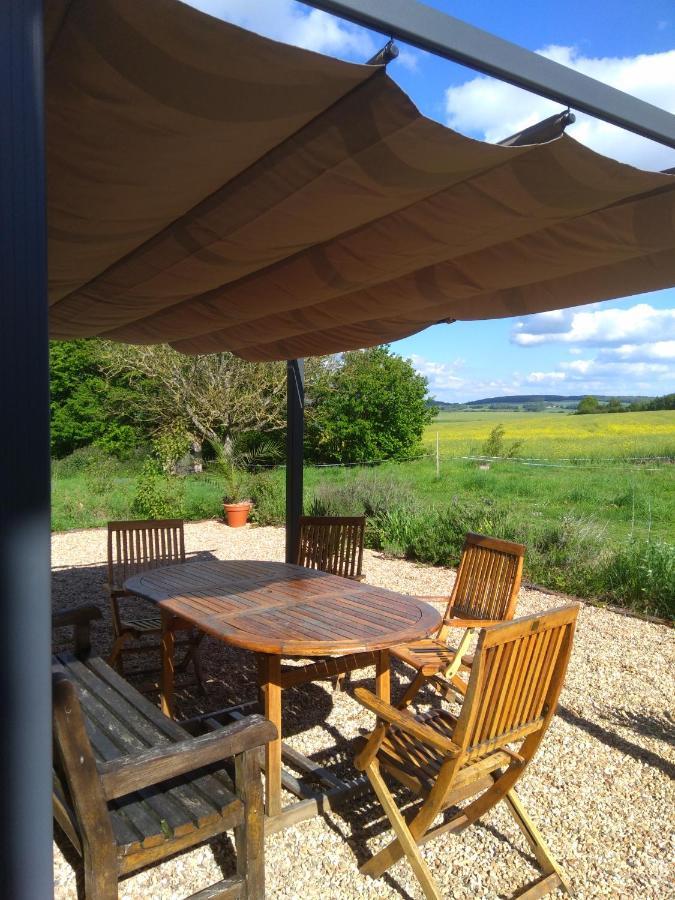Chambre Avec Sdb Privative En Pleine Campagne Baillou Exterior foto
